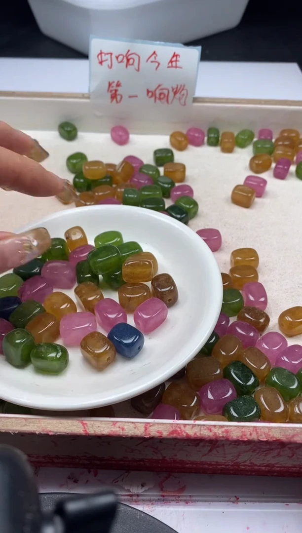 【闪购商品】碧玺颈饰未镶嵌w2299碧玺随形12mm*10颗