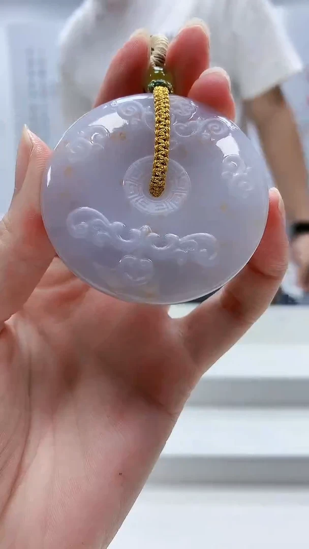 定制翡翠未镶嵌5028zm-毛货挂件扣子223