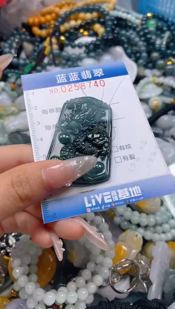 翡翠未镶嵌颈饰闪购0258740