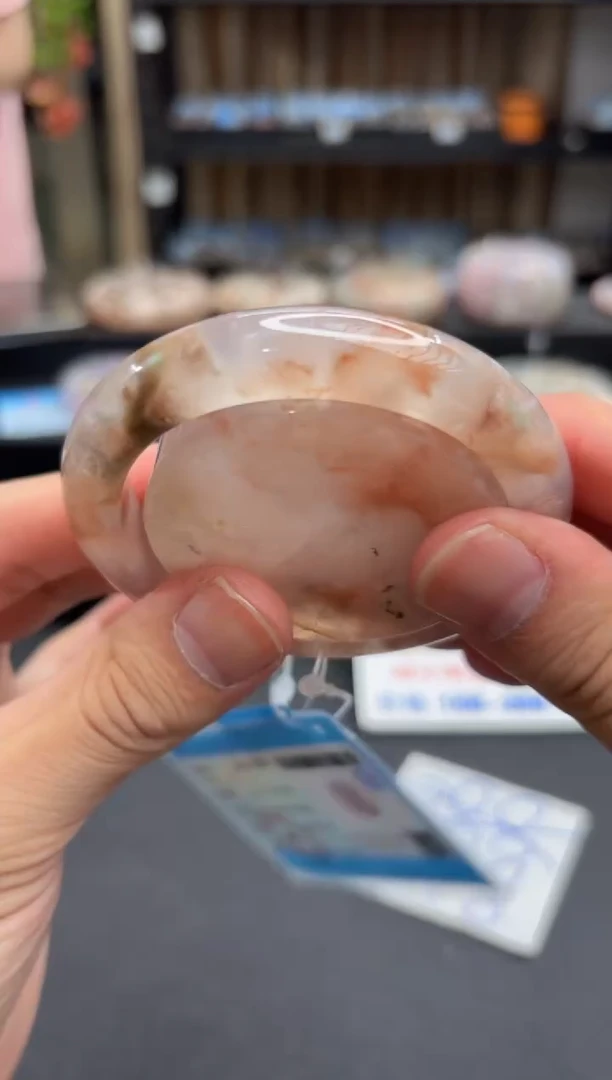 未镶嵌手镯石英质玉61(57圈赠送镯心)