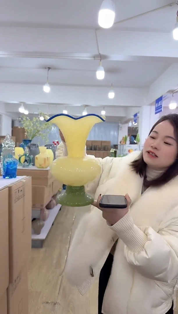 【闪购商品】琉璃迪喜花器-c-早6