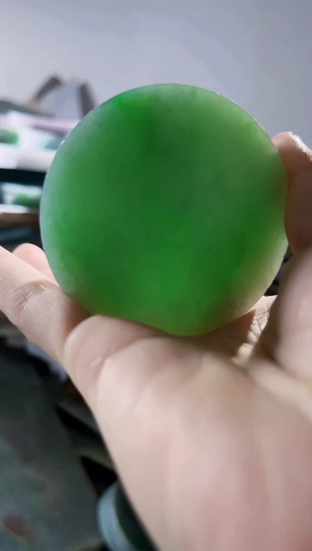 翡翠裸石缅甸翡翠A货柠6132