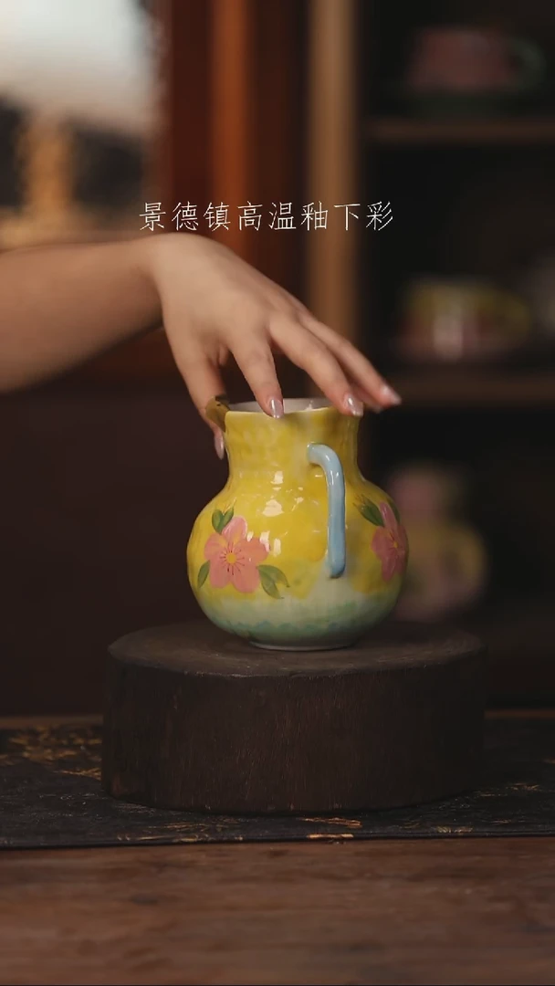 陶瓷景德镇高温釉下手绘陶瓷138
