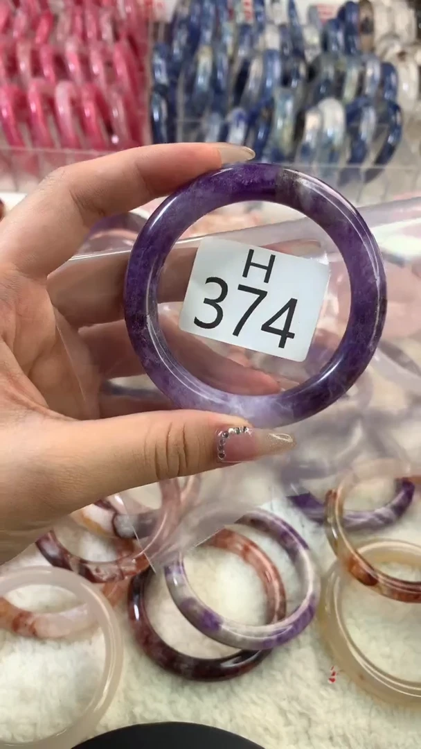 水晶手镯H未镶嵌水晶374-57