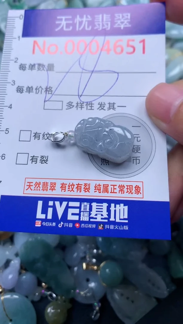 颈饰未镶嵌翡翠4651