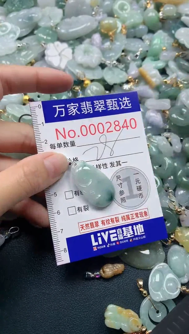 吊坠(不含链)未镶嵌翡翠2840