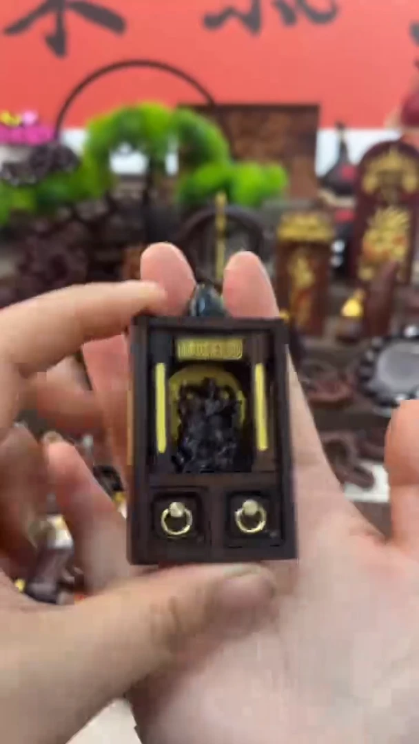 木枣木玉化雷祖佛龛