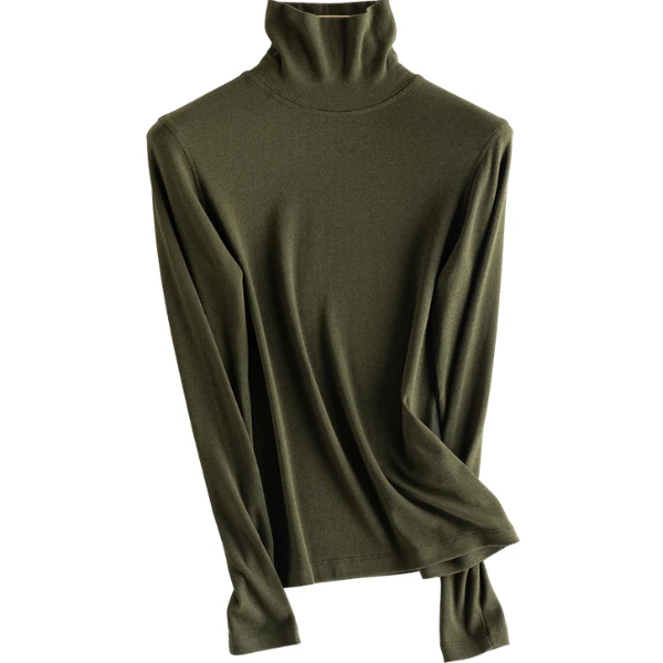 小乖逃七色1高领珍珠山羊绒打底衫DD0828-GL