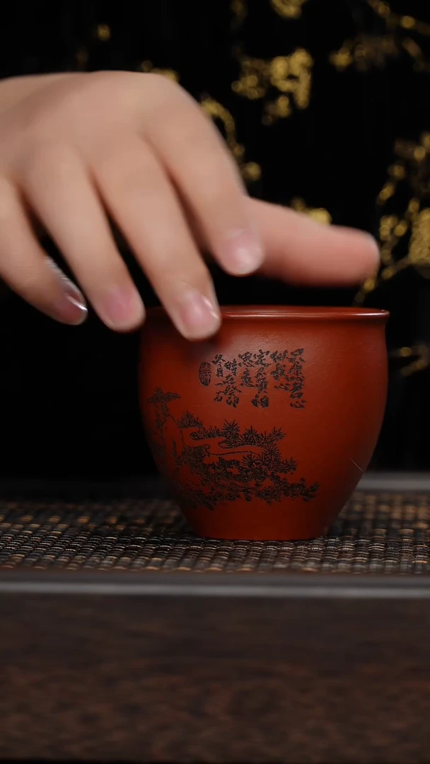 【闪购商品】紫砂茶杯福利紫砂红人物