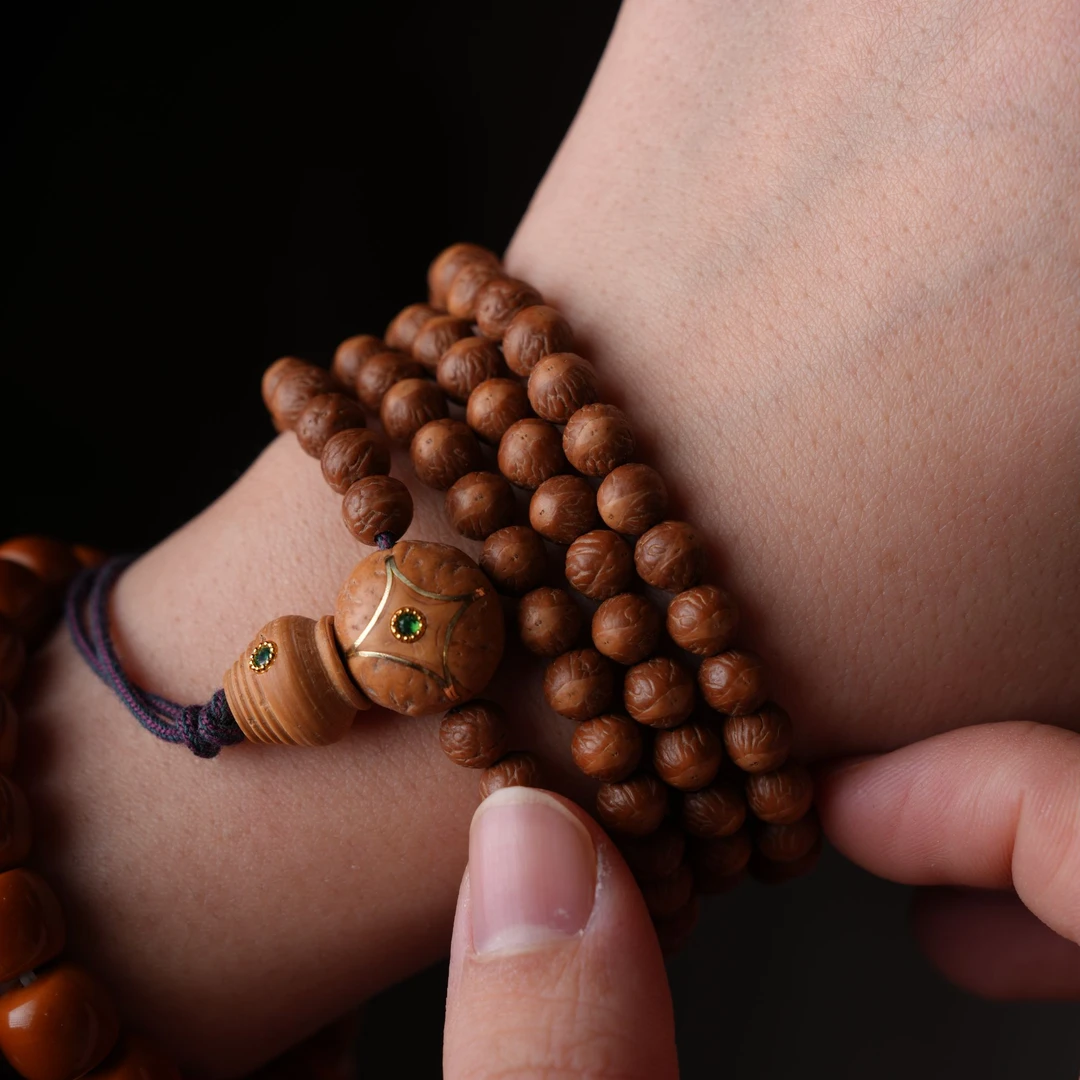 【子曰造物●禅心】玲珑国产凤眼酸枣核正圆文玩长串