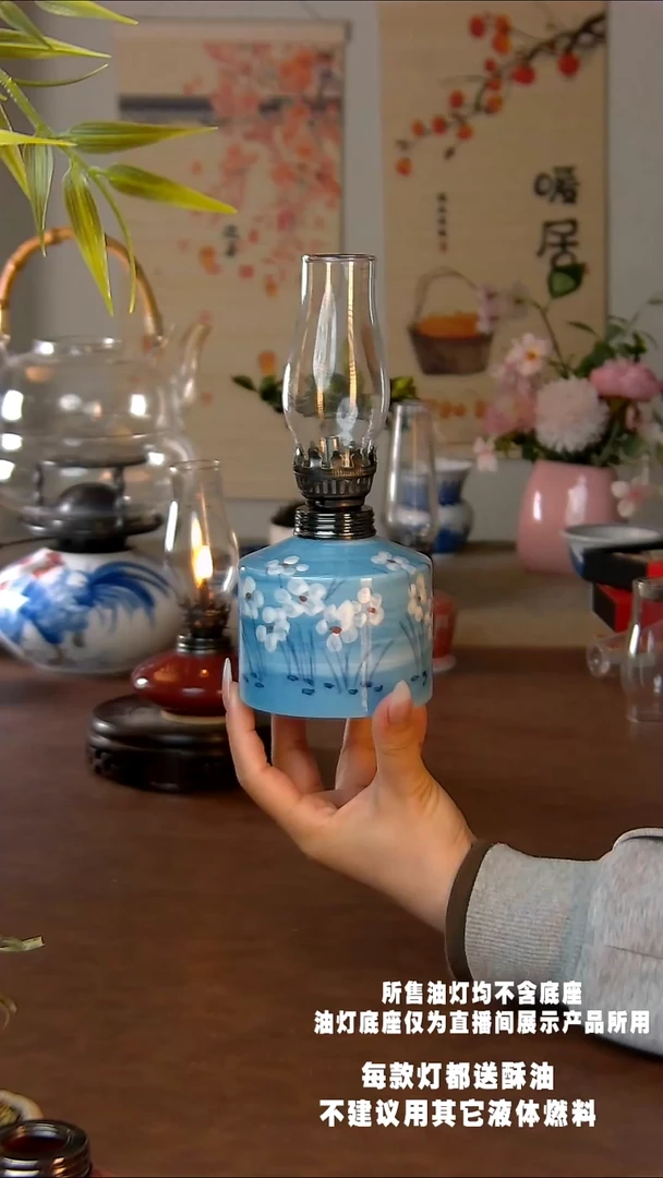 景德镇陶瓷手工油灯