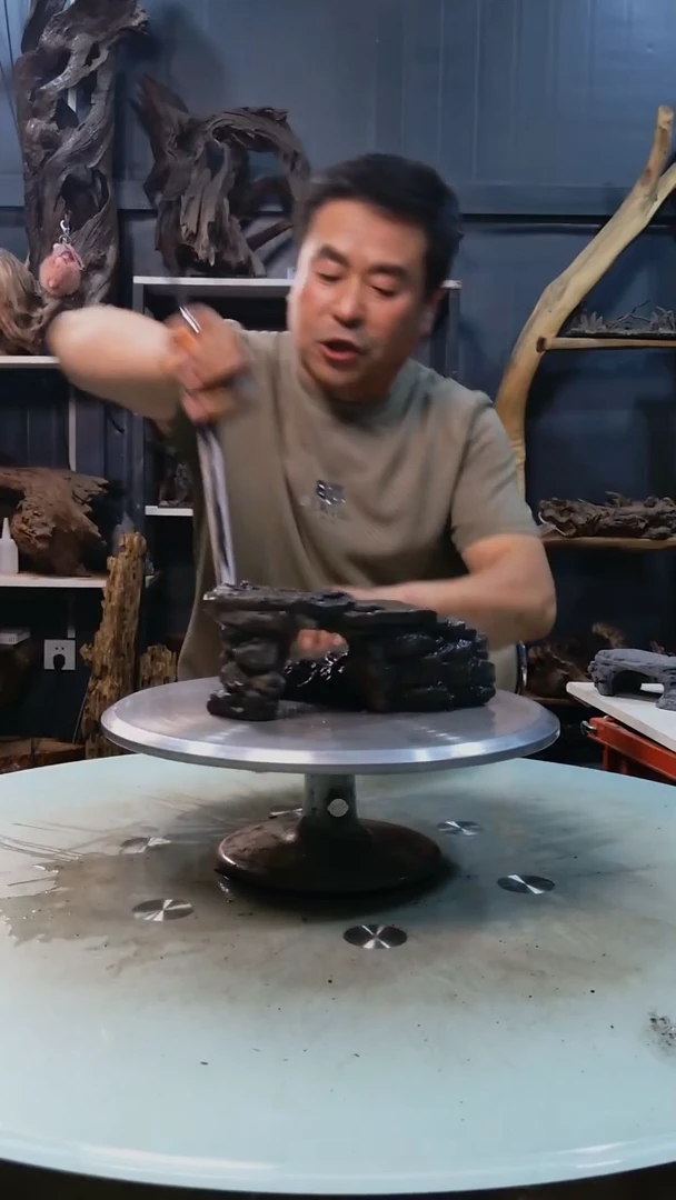青龙石爬台一个49.9