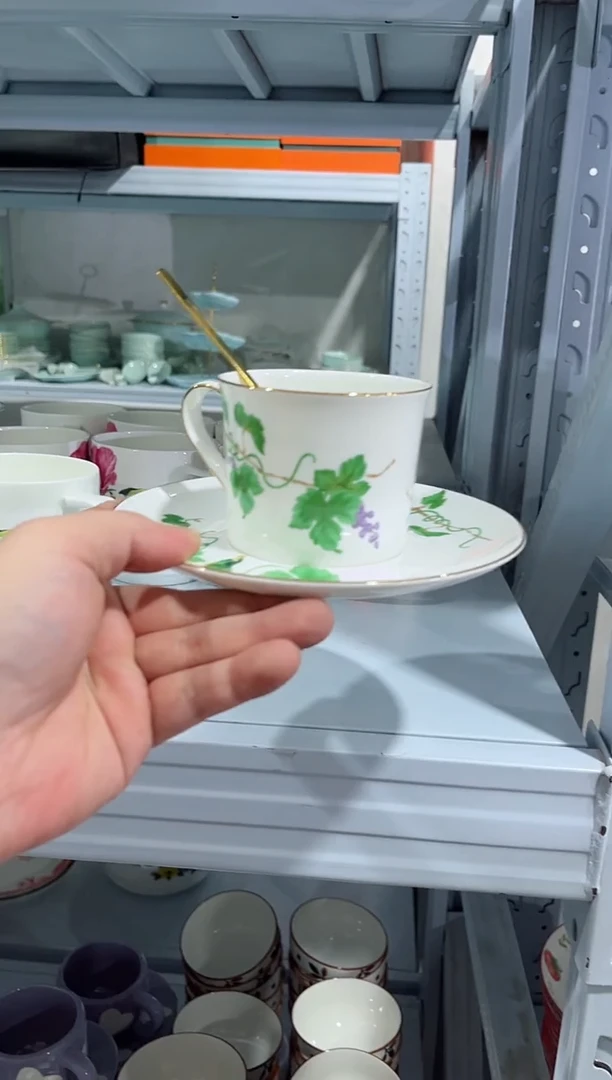 瓷片日用陶瓷（简装）咖啡杯一套