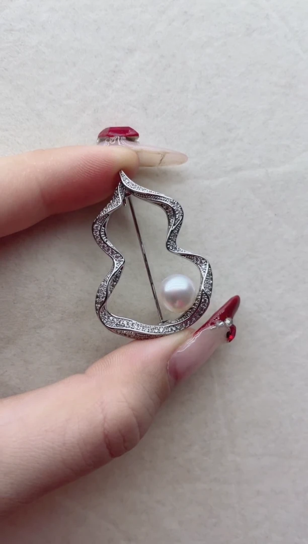 【闪购商品】淡水珍珠胸针未镶嵌A24