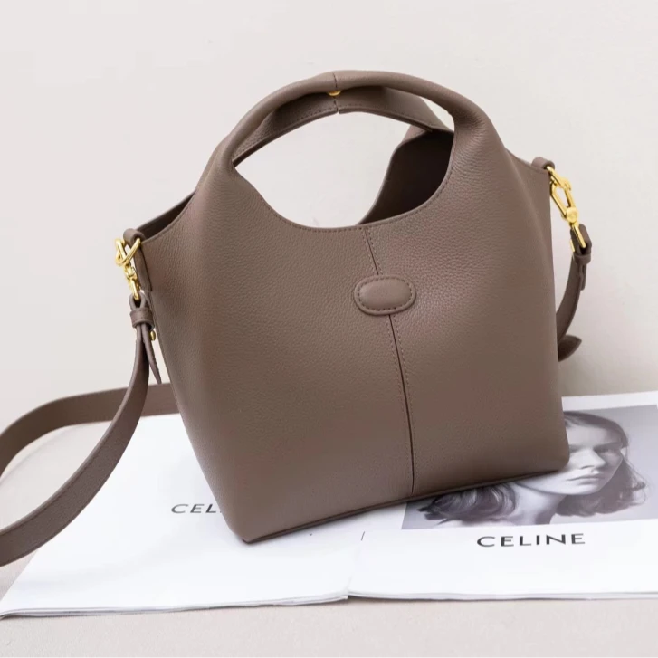 【广州特特】KLL-9045-大象灰休闲时尚简约小众百搭腋下单肩包