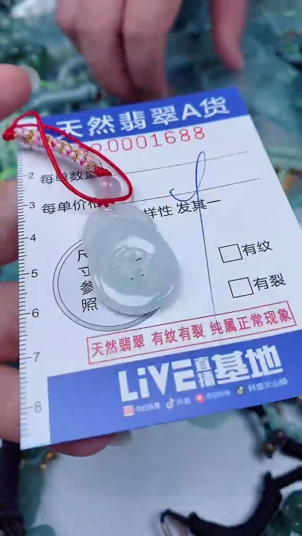 翡翠未镶嵌颈饰00001688