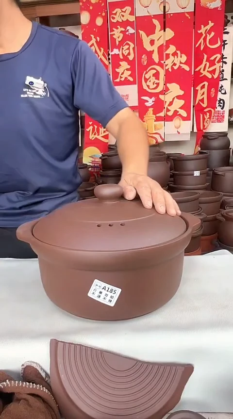 宜兴紫砂微瑕5升锅A185