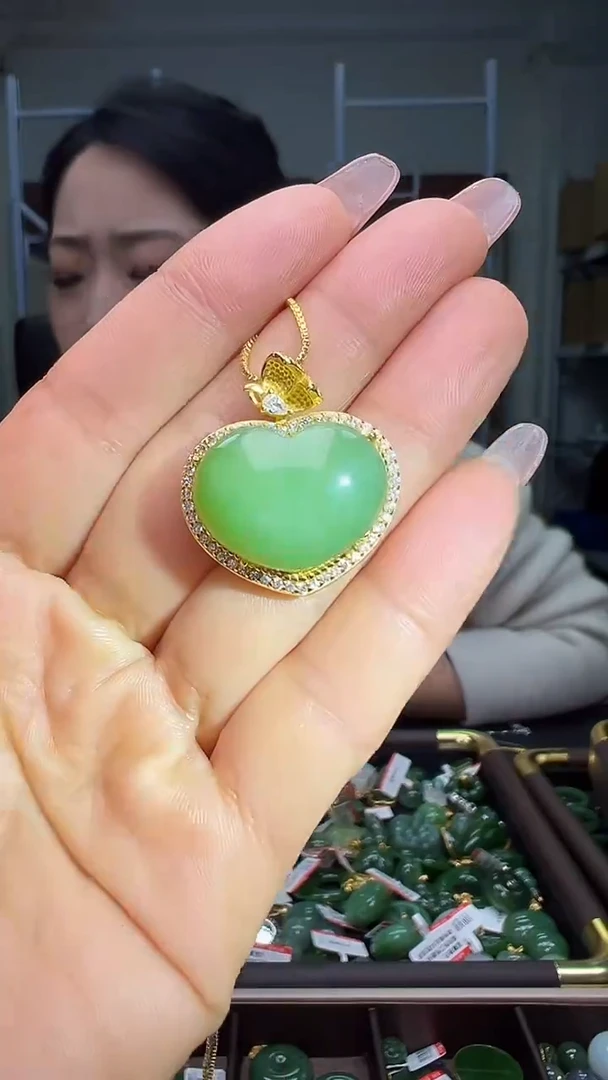 颈饰银S925镶嵌和田玉（多样性发货.发其一)1.03.23