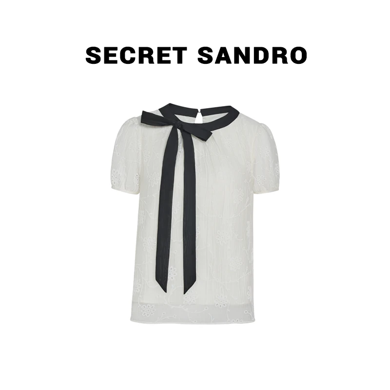 【巧乐兹】Secret Sandro 楚楚 百搭气质上衣 S55221132C