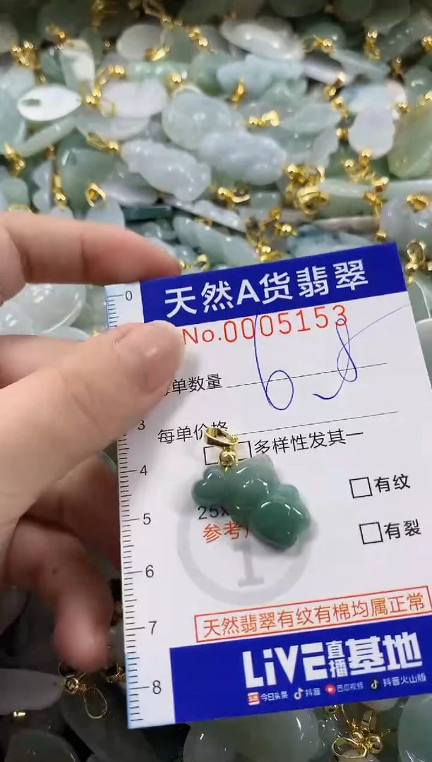 颈饰未镶嵌翡翠天然A货翡翠