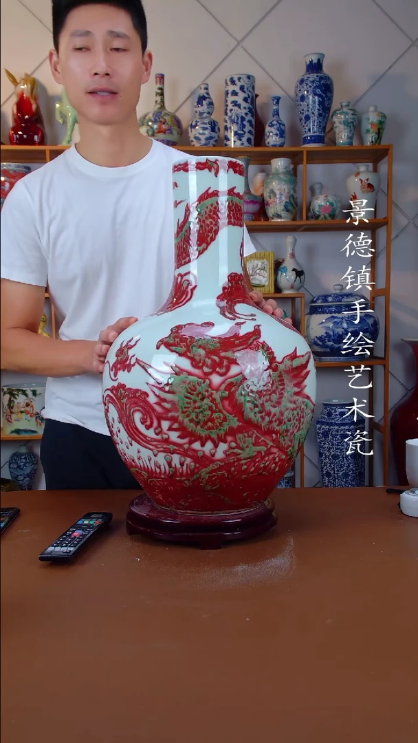 现代景德镇手工手绘陶瓷摆件42