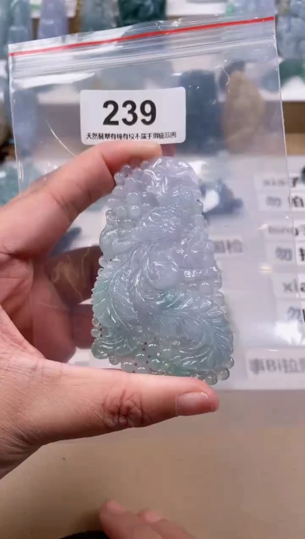 【闪购商品】翡翠颈饰未镶嵌天然缅甸A货翡翠239