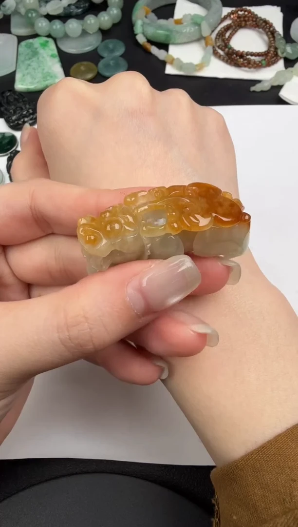 吊坠(不含链)未镶嵌翡翠翡翠饰品-153