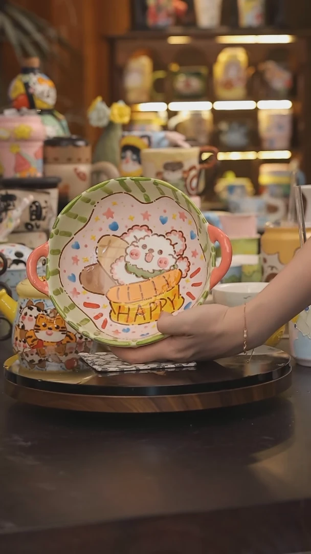 景德镇釉下彩绘设计师款式陶瓷