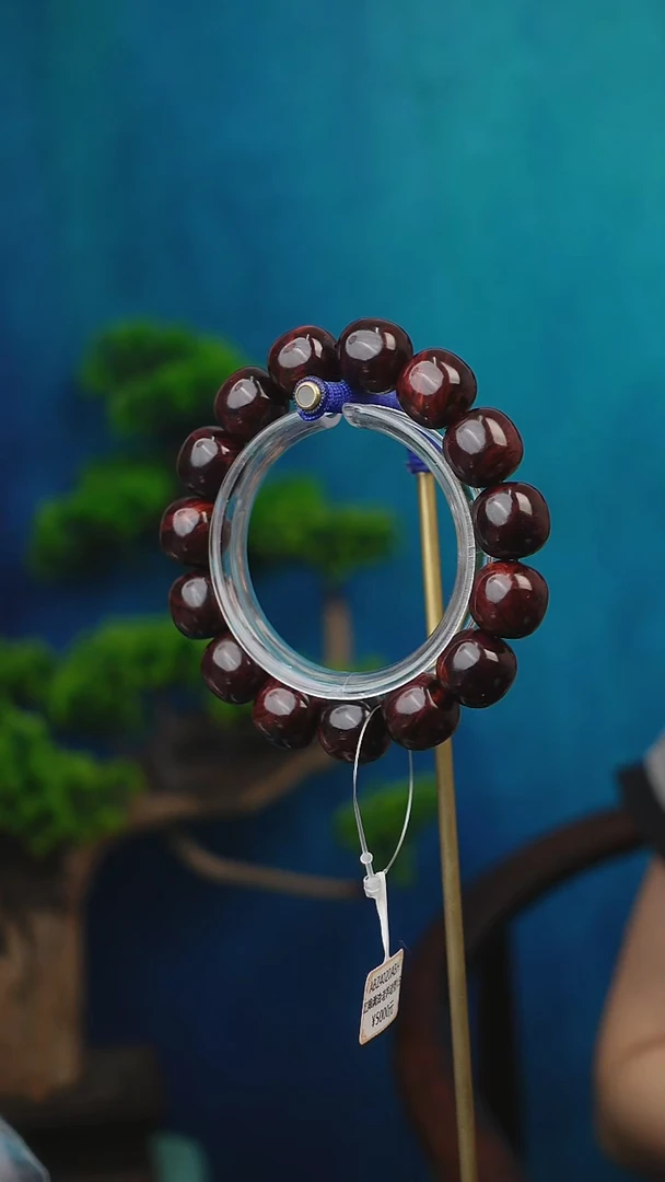 木傲**梅 本降真香红降花梨公手串1.5老型