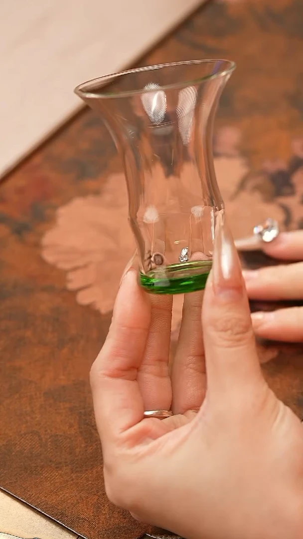 【闪购商品】禾器/晶彩君悦单杯/湖绿