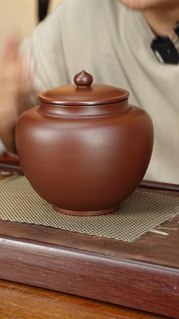 宜兴原矿紫砂茶叶罐