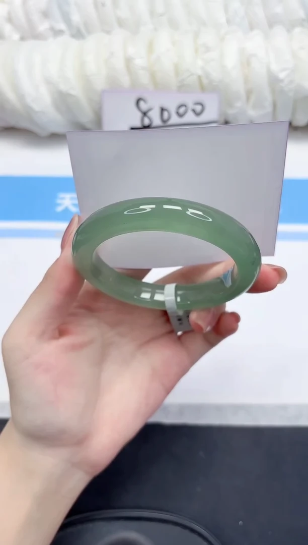 未镶嵌手镯石英质玉35-54-送女友