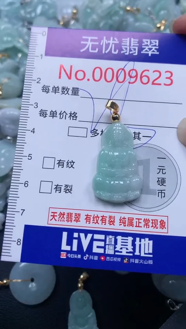 颈饰未镶嵌翡翠9523