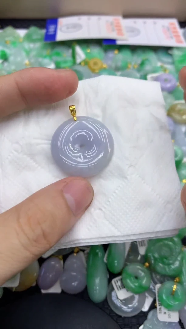 颈饰未镶嵌翡翠天然缅甸A货翡翠