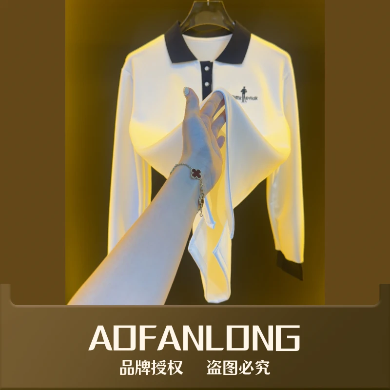 Q922-新款商务休闲POLO衫长袖