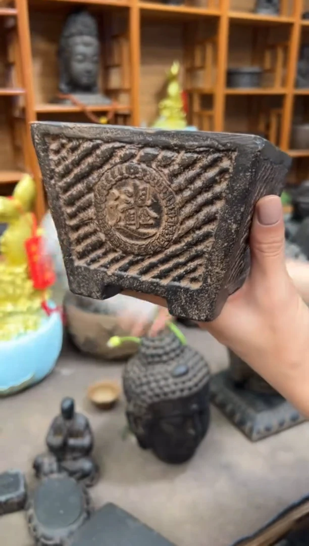 陶土【火山泥】日进斗金盆