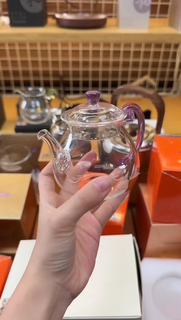@@禾器晶彩清莲壶浅紫
