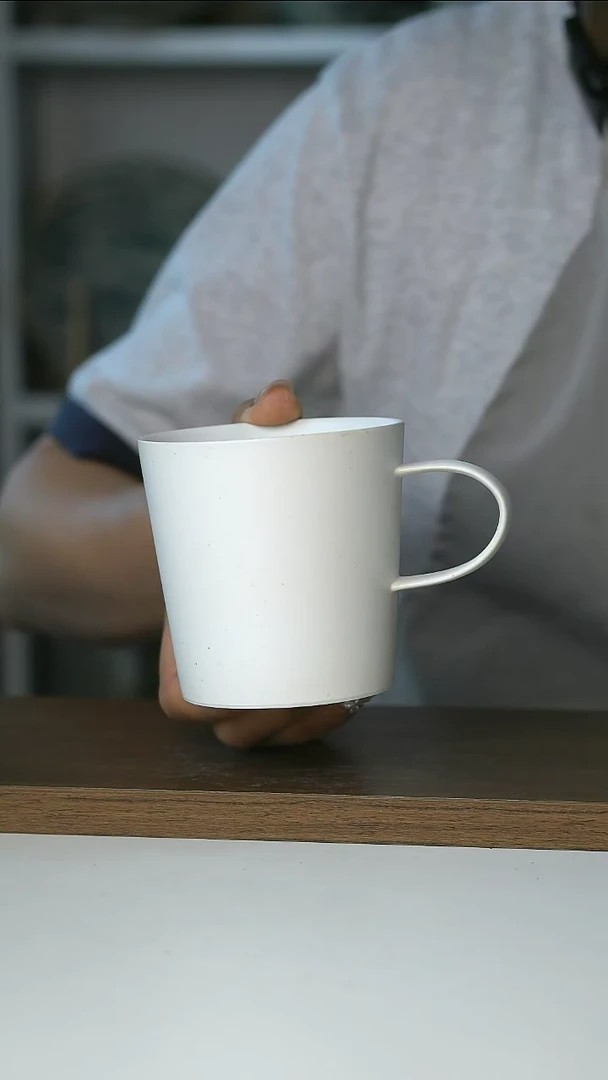 微瑕出北欧极简磨砂马克杯300@4-2@