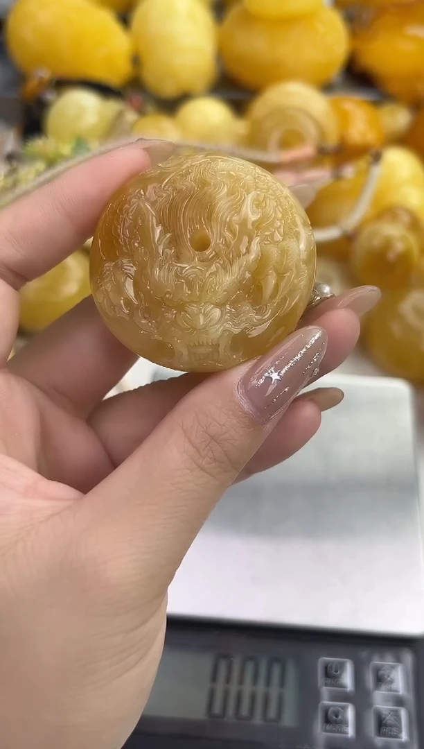 裸石琥珀未镶嵌天然琥珀蜜蜡吊坠