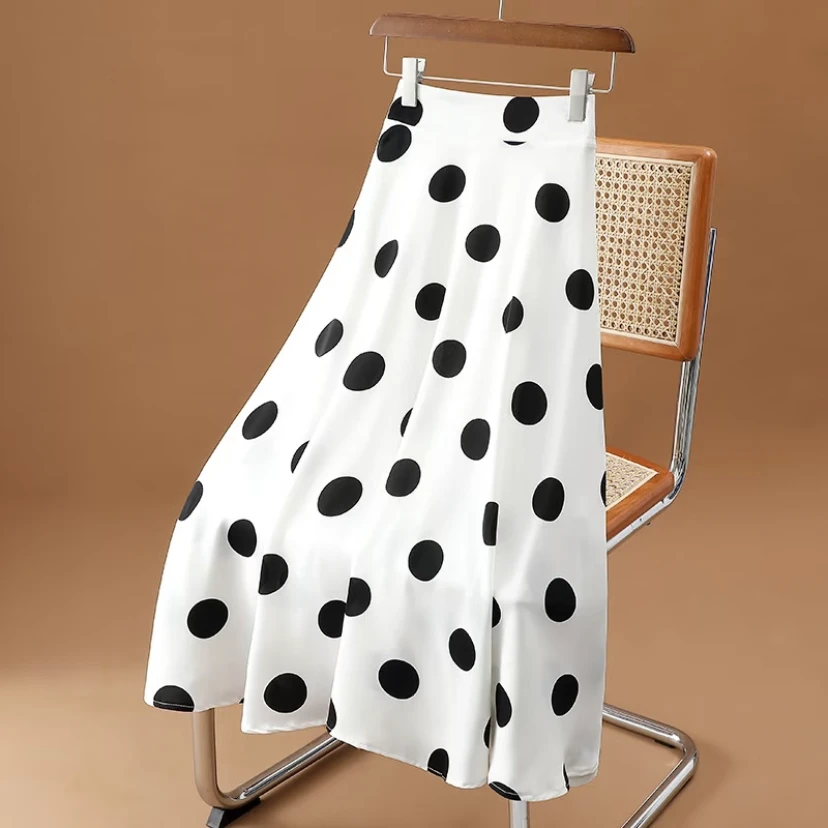 朗文品牌波点半裙42002