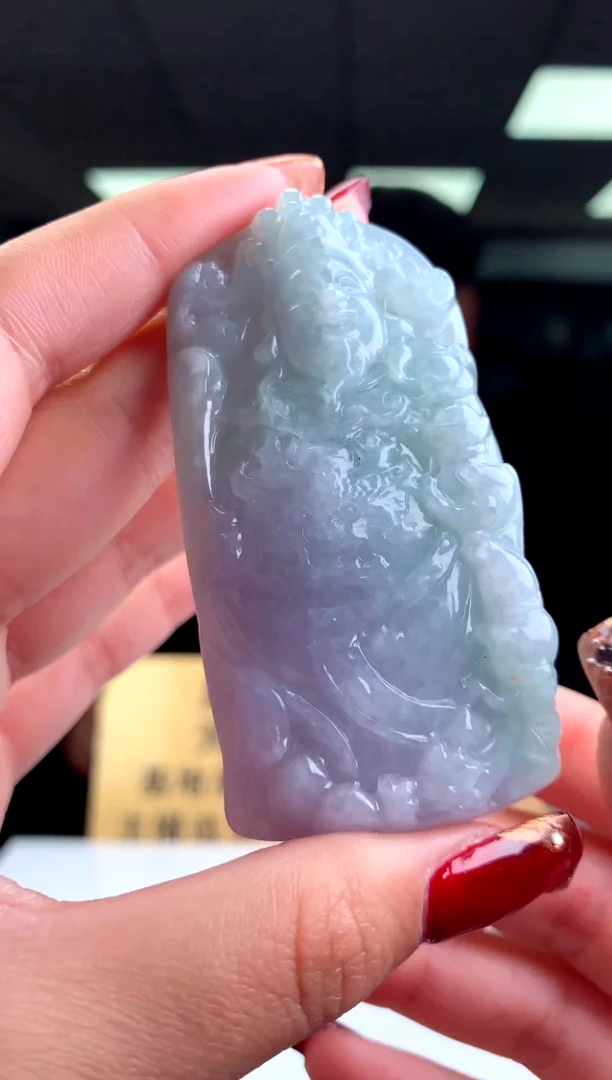 【闪购商品】定制翡翠未镶嵌天然A货翡翠挂件（拍一发一）