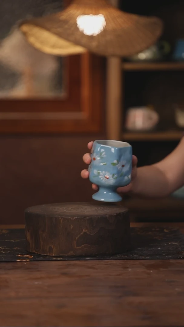 陶瓷景德镇高温釉下手绘陶瓷424