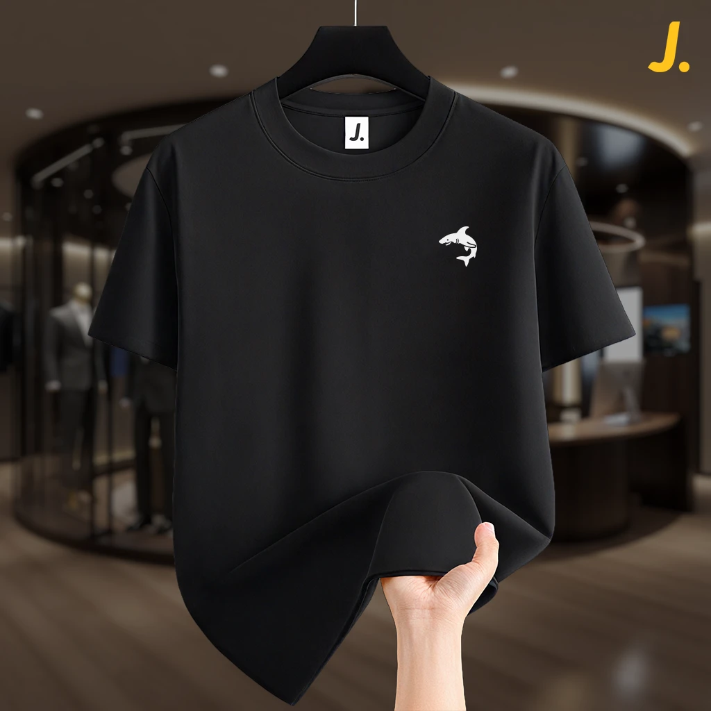 短袖男士宽松圆领潮流休闲t恤透气夏季百搭上衣T恤常规纯棉半袖