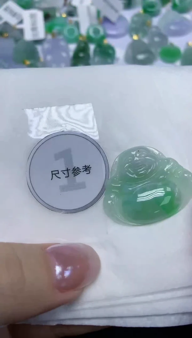 翡翠未镶嵌颈饰天然缅甸翡翠A货百元以上9元证书费自理