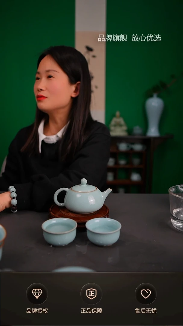 【闪购商品】天青臻稀小石瓢壶不完美 一壶两杯