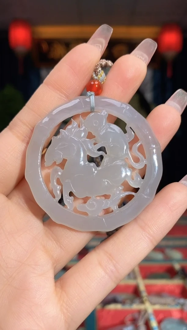 【闪购商品】和田玉颈饰未镶嵌马