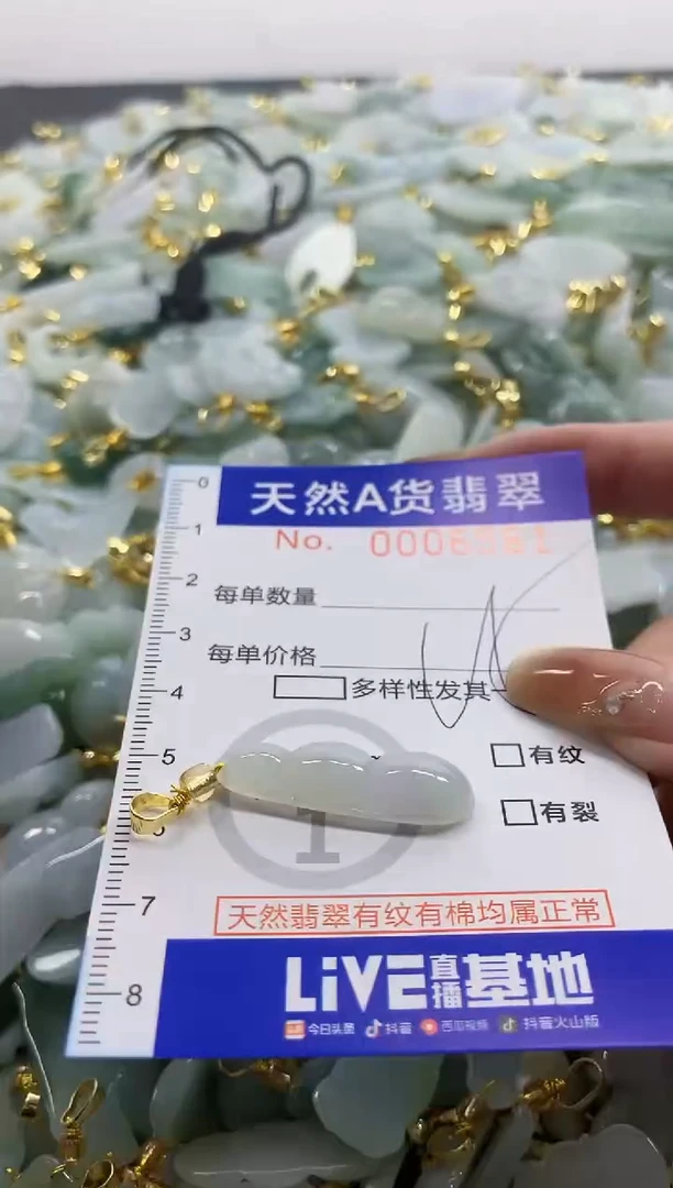 颈饰未镶嵌翡翠天然A货翡翠
