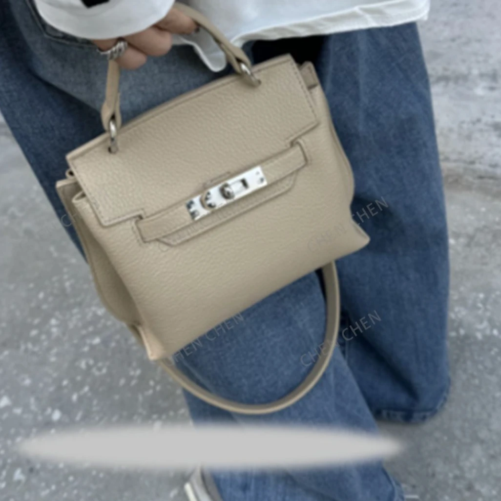 【YI CHEN】SK-92578-杏色-高定轻奢时尚百搭潮流女神包包