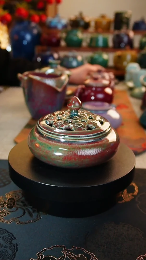 【闪购商品】瓷片647  小香炉   贤