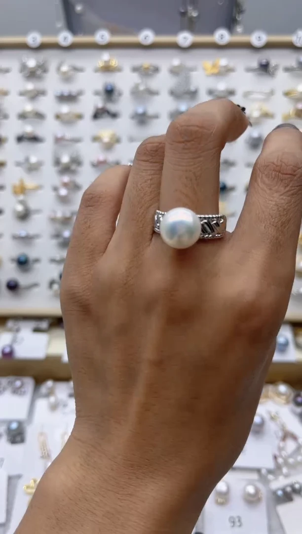 【闪购商品】淡水珍珠戒指合金103